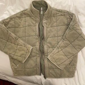 Free People quilted dolman jacket